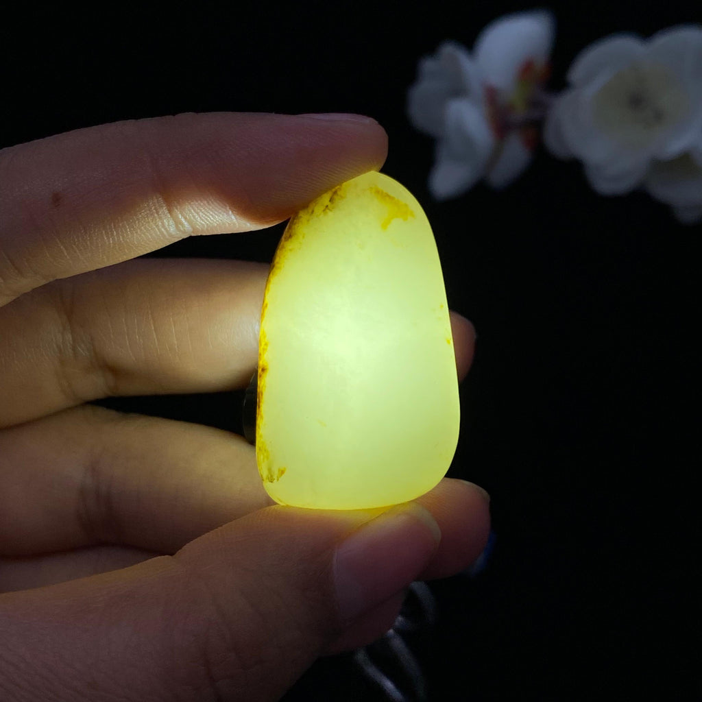 和田玉秋梨皮籽料挂件（19g）
