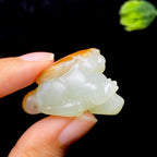 和田玉籽料兔子挂件（17.5g）