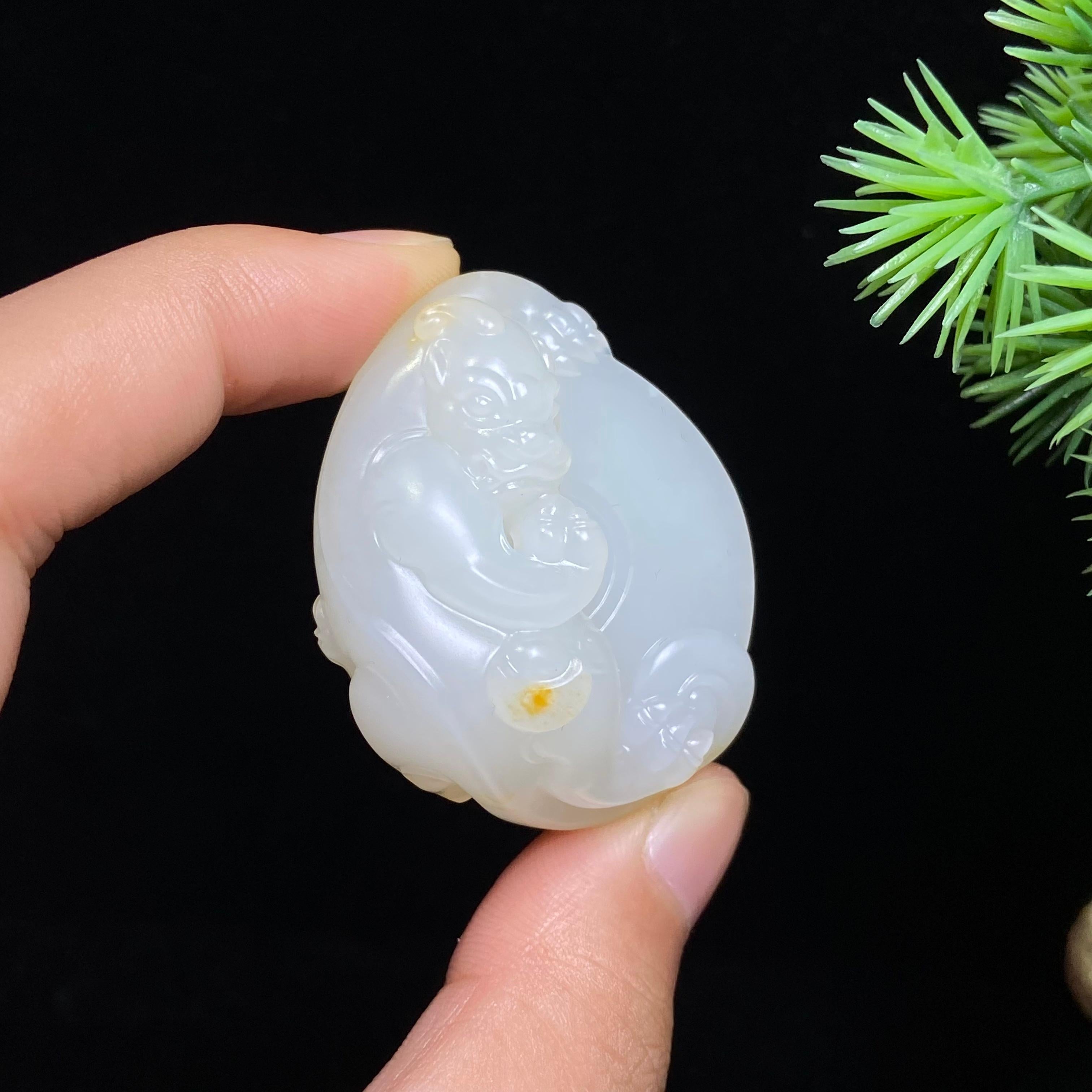 和田玉籽料貔貅（26.8g）