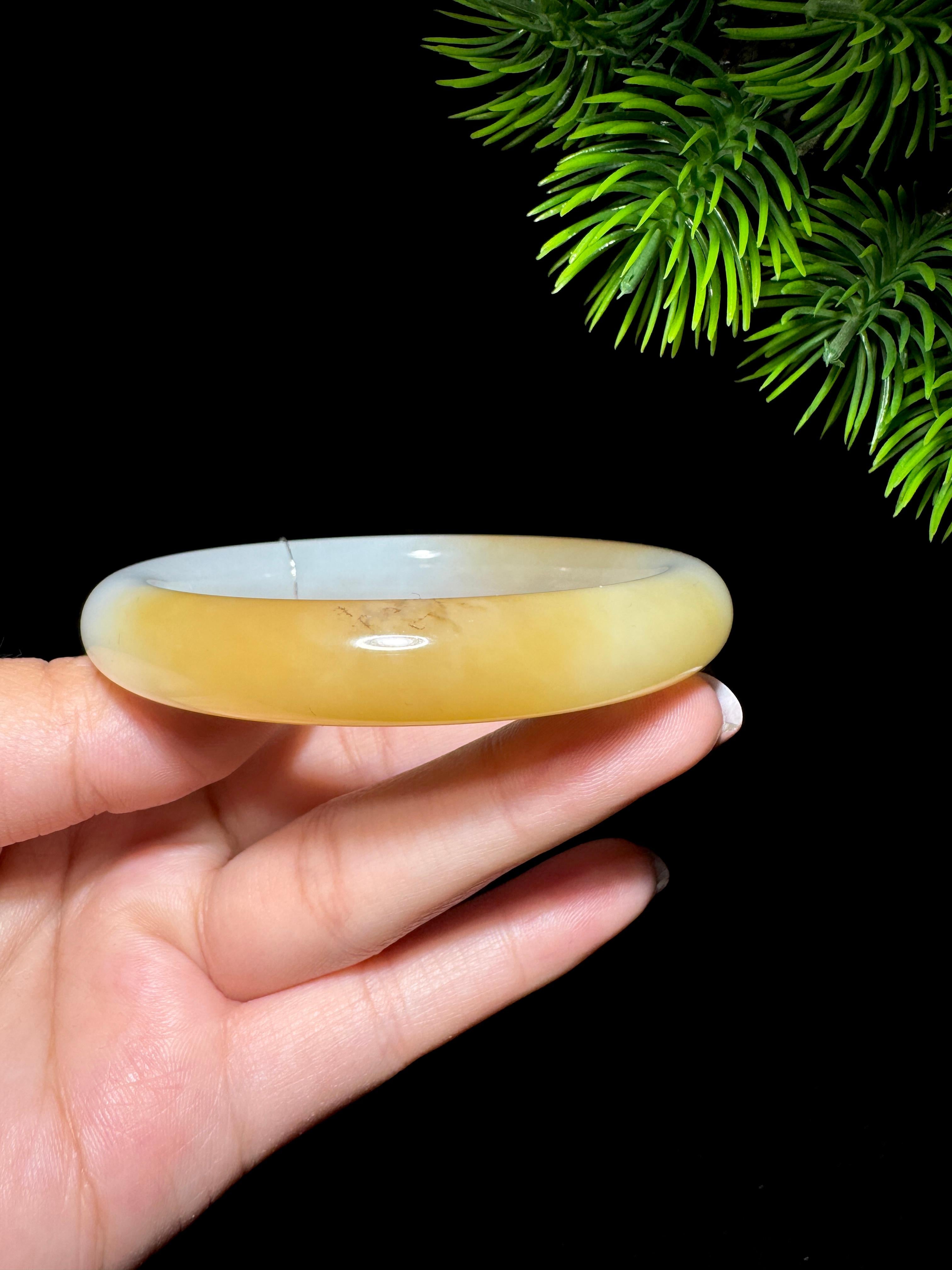 和田玉糖白玉手镯（47.6g）