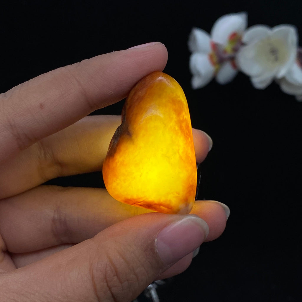 和田玉聚黄皮籽料（28.3g）