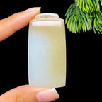 和田玉糖白无事牌（34.8g）