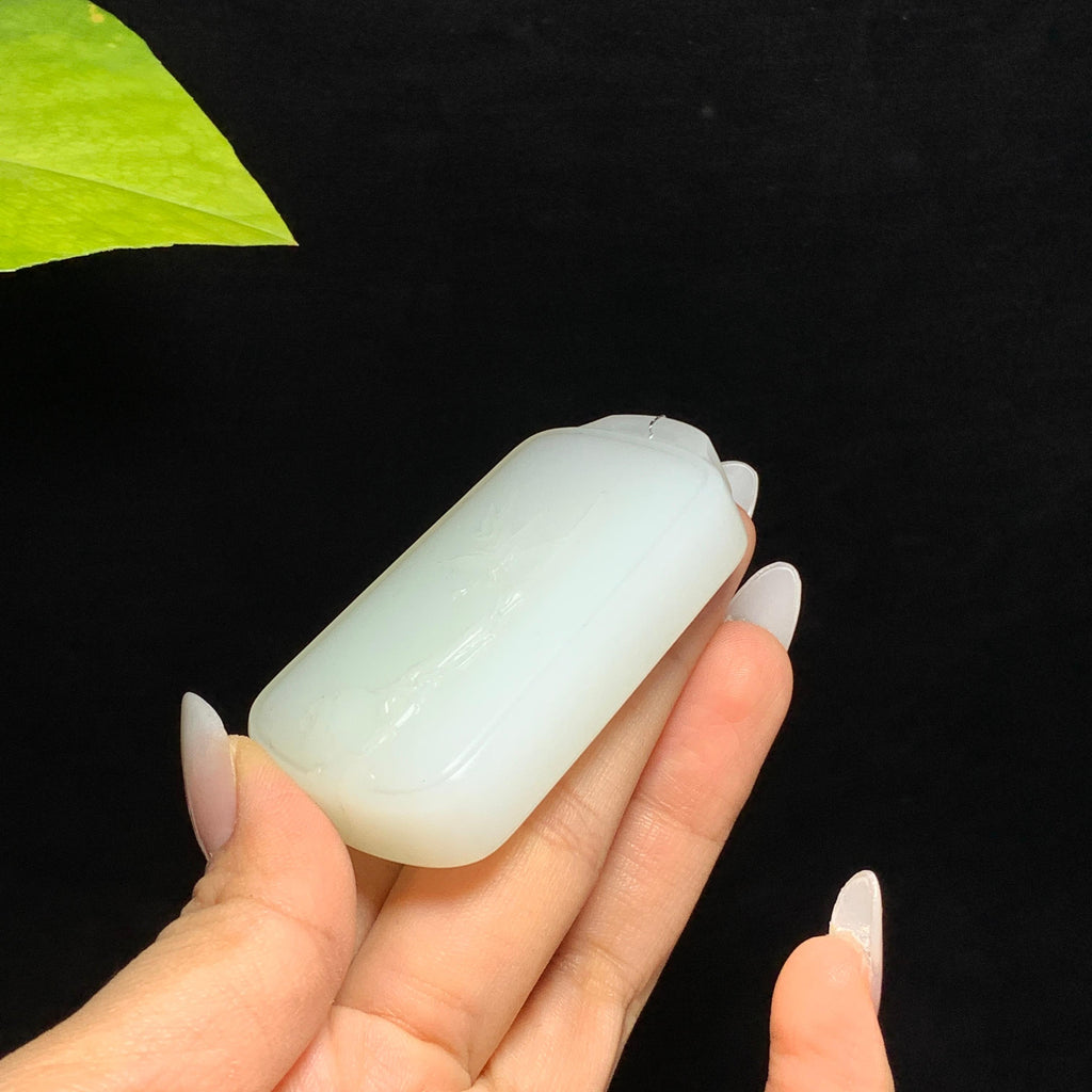 和田山料糖白玉节节高升无事牌（75.2g）