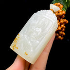 和田玉籽料大势至（60.1g）