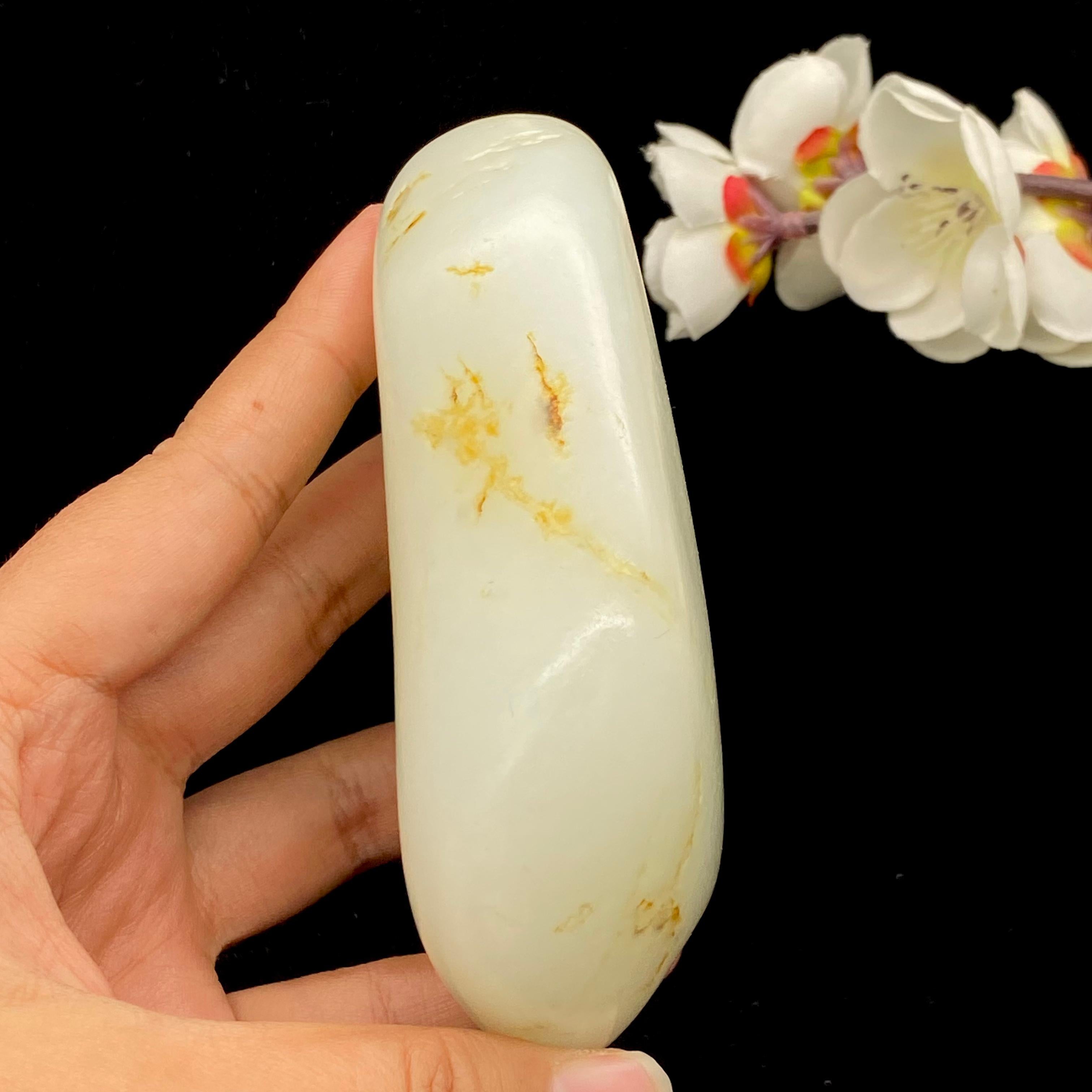 【藏品】和田玉洒金皮籽料（429.1g）