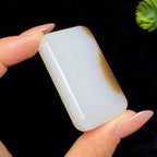 和田玉糖白无事牌（38.6g）