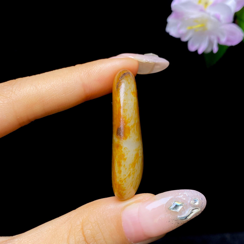 和田玉黄沁皮籽料挂件（15.8g）