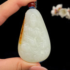 和田玉籽料【观音】挂件（56.4g）