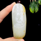 和田玉籽料关公把件（75.7g）