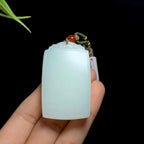 和田白玉平安无事牌（35.6g）