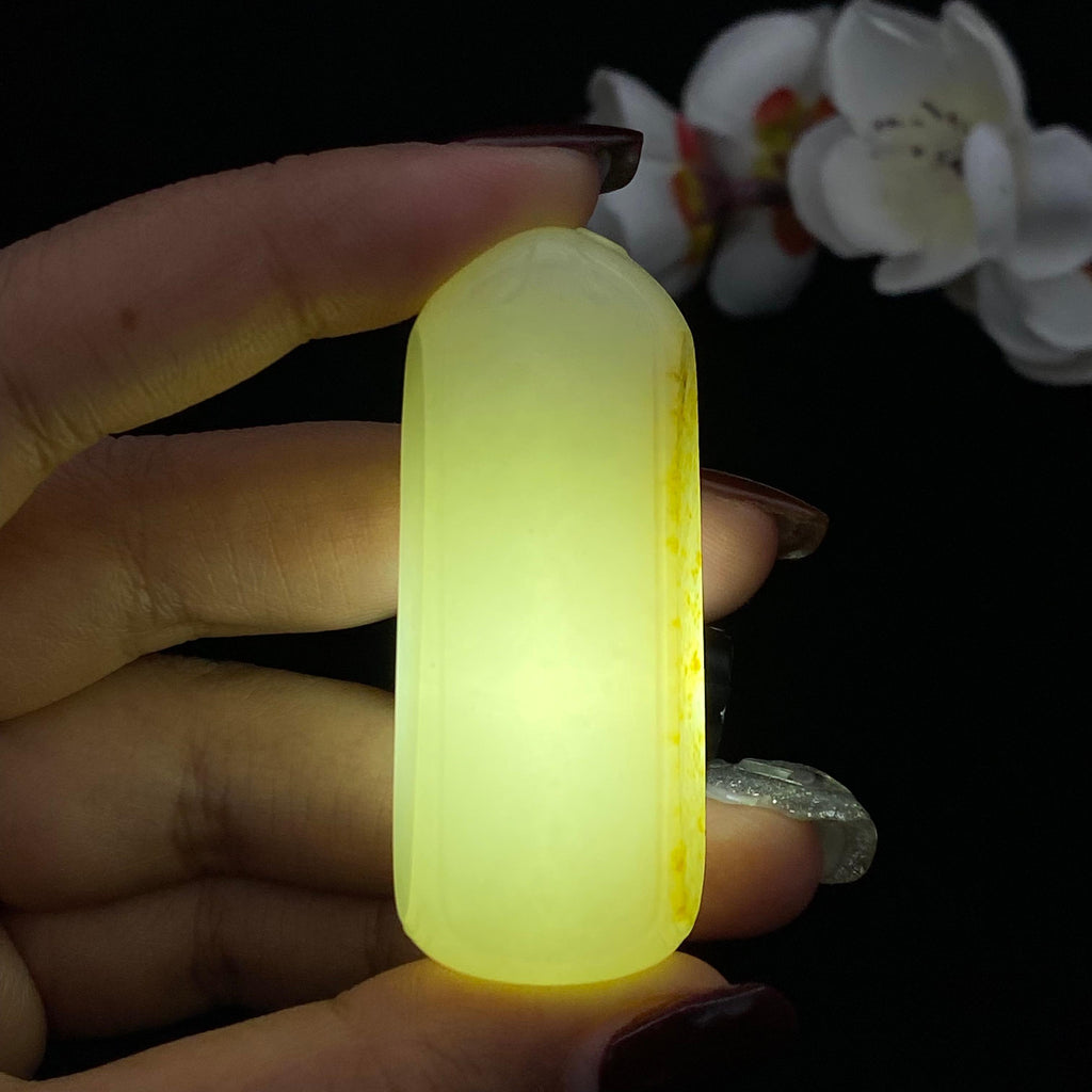 和田玉籽料【平安无事牌】（37.7g）