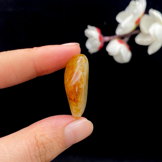 和田玉洒金皮籽料原石（10g）