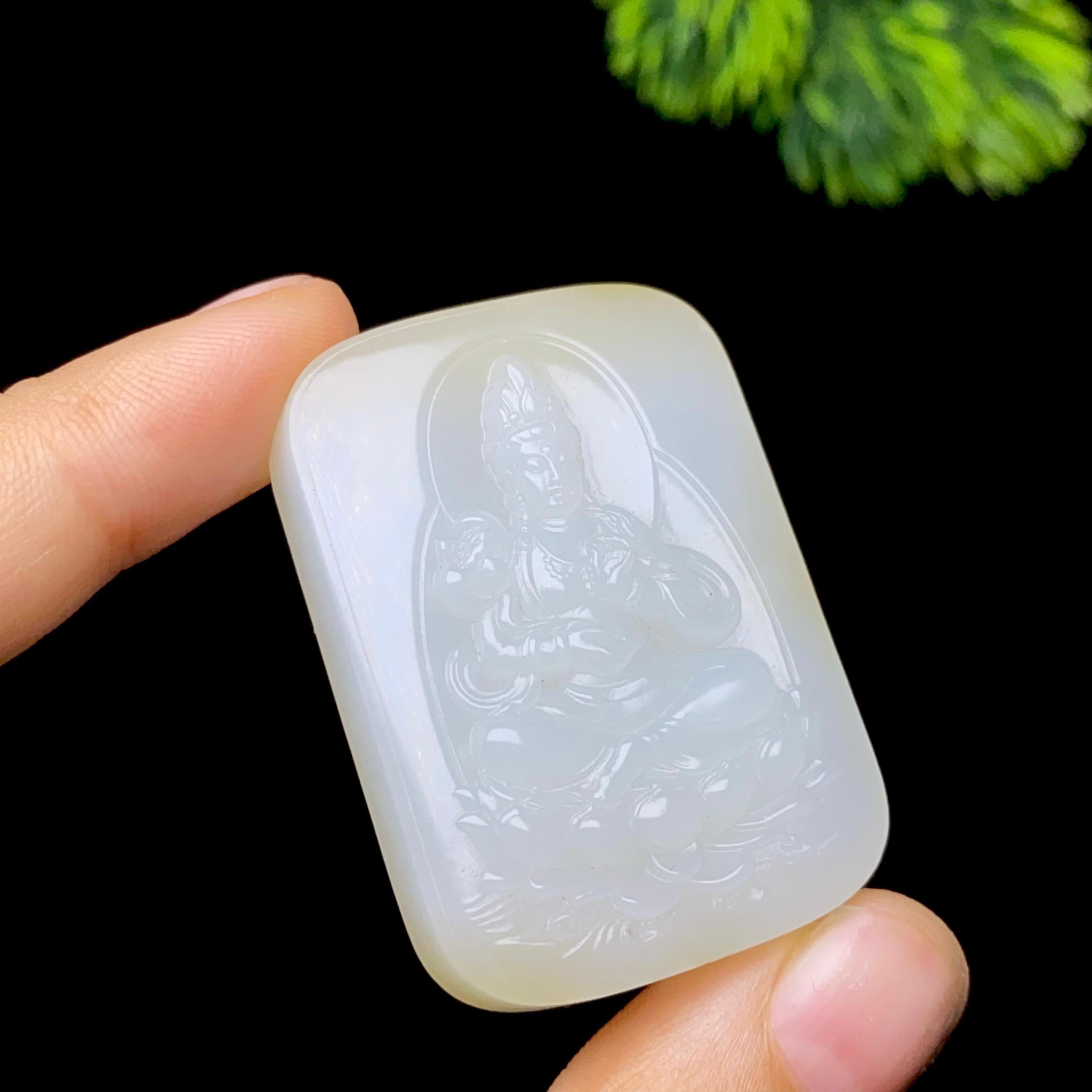 和田玉糖白观音（29.2g）