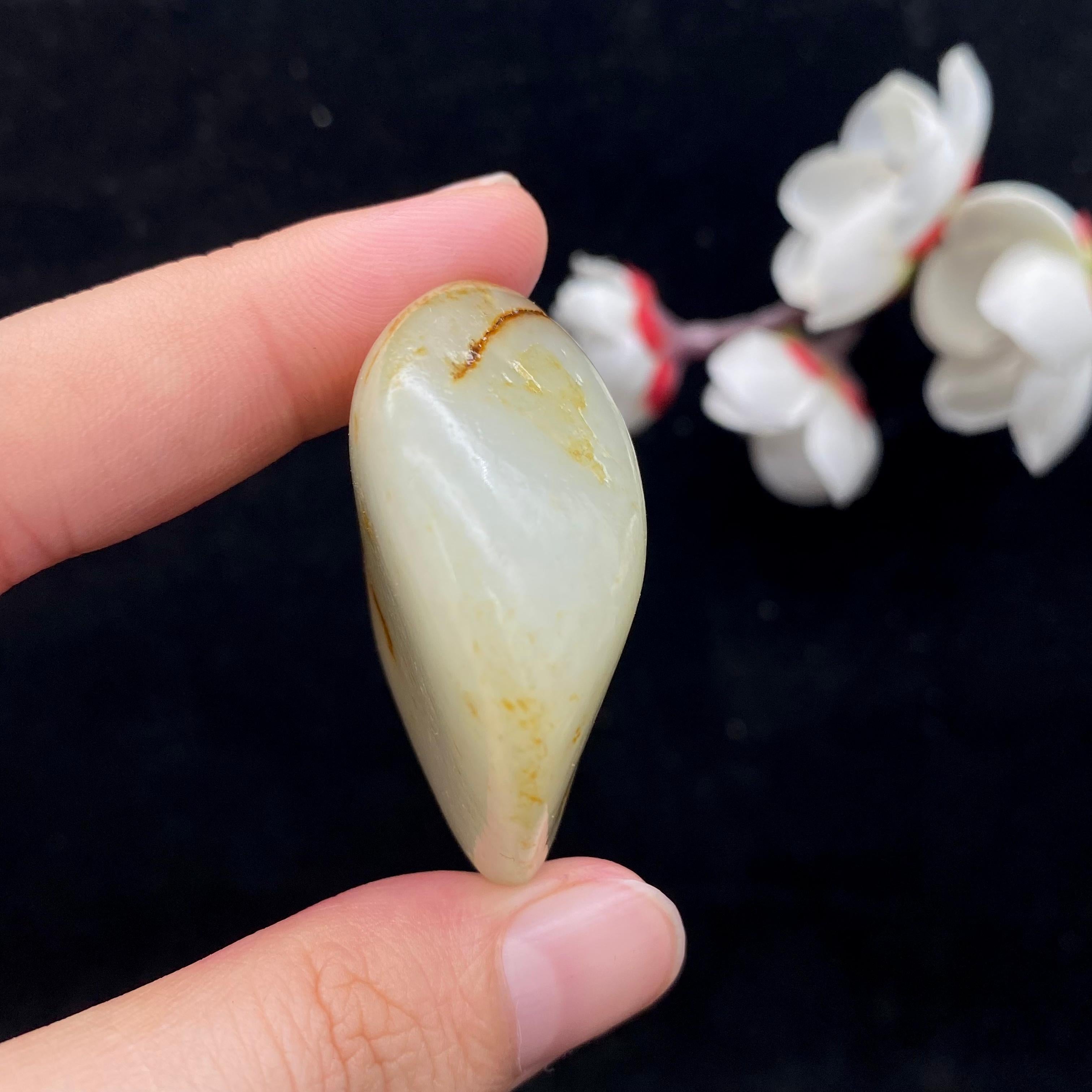 和田玉洒金皮籽料挂件（38.8g）