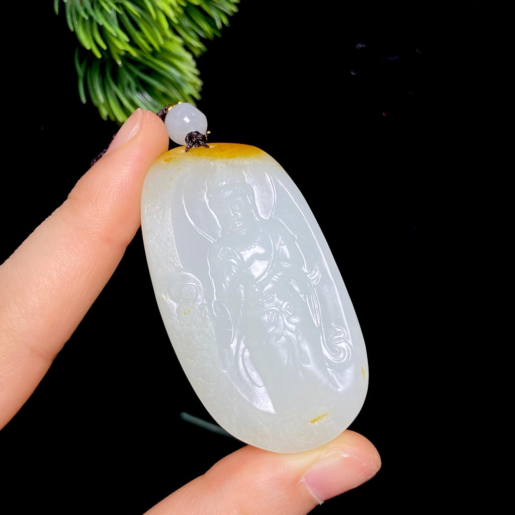 和田玉籽料观音（51.0g）