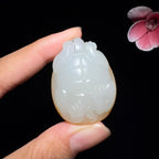 秒杀和田玉籽料龙龟挂件（33.1g）