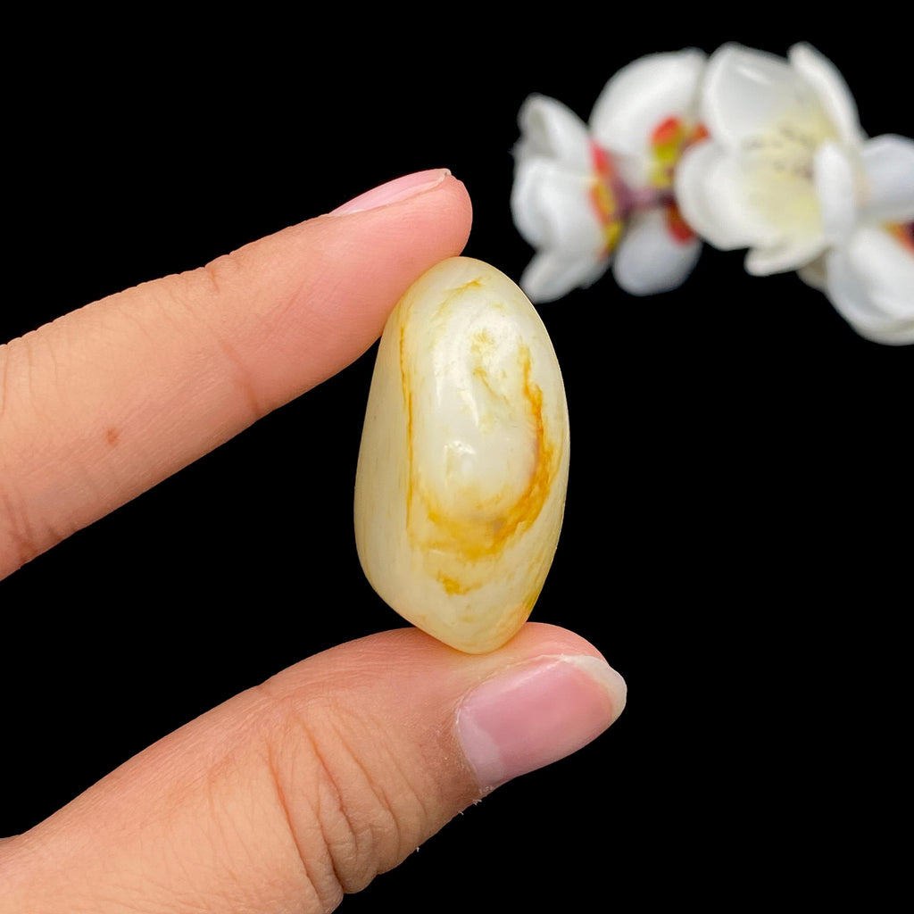 和田玉洒金皮籽料挂件（20.9g）
