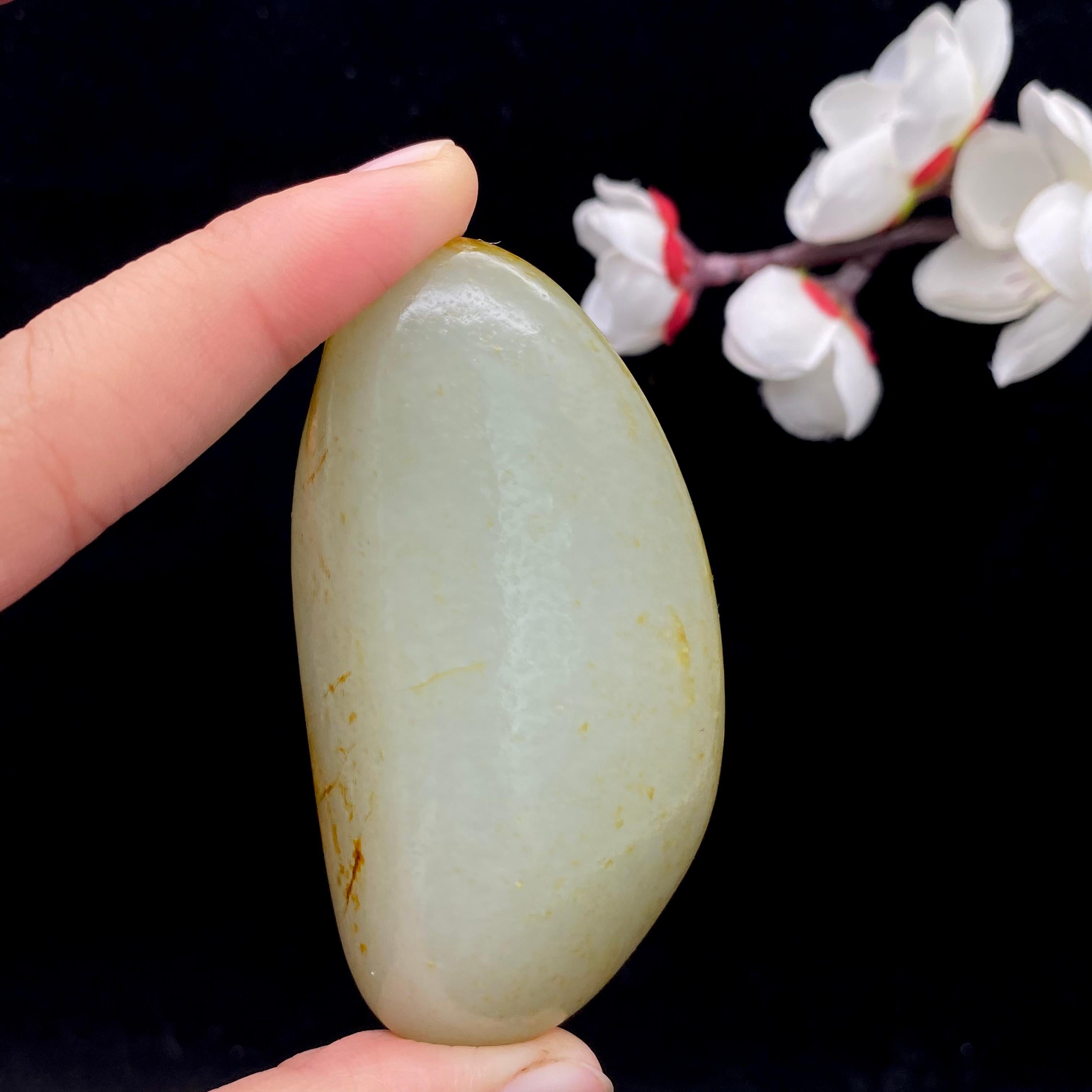 和田玉洒金皮籽料原石（72g）