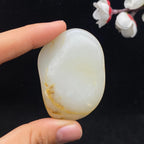 和田玉黄皮籽料挂件（46.6g）