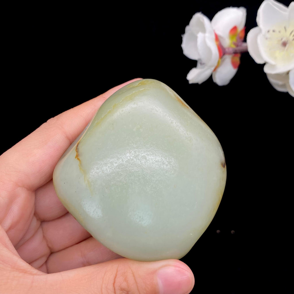和田玉聚红皮籽料原石（168.8g）