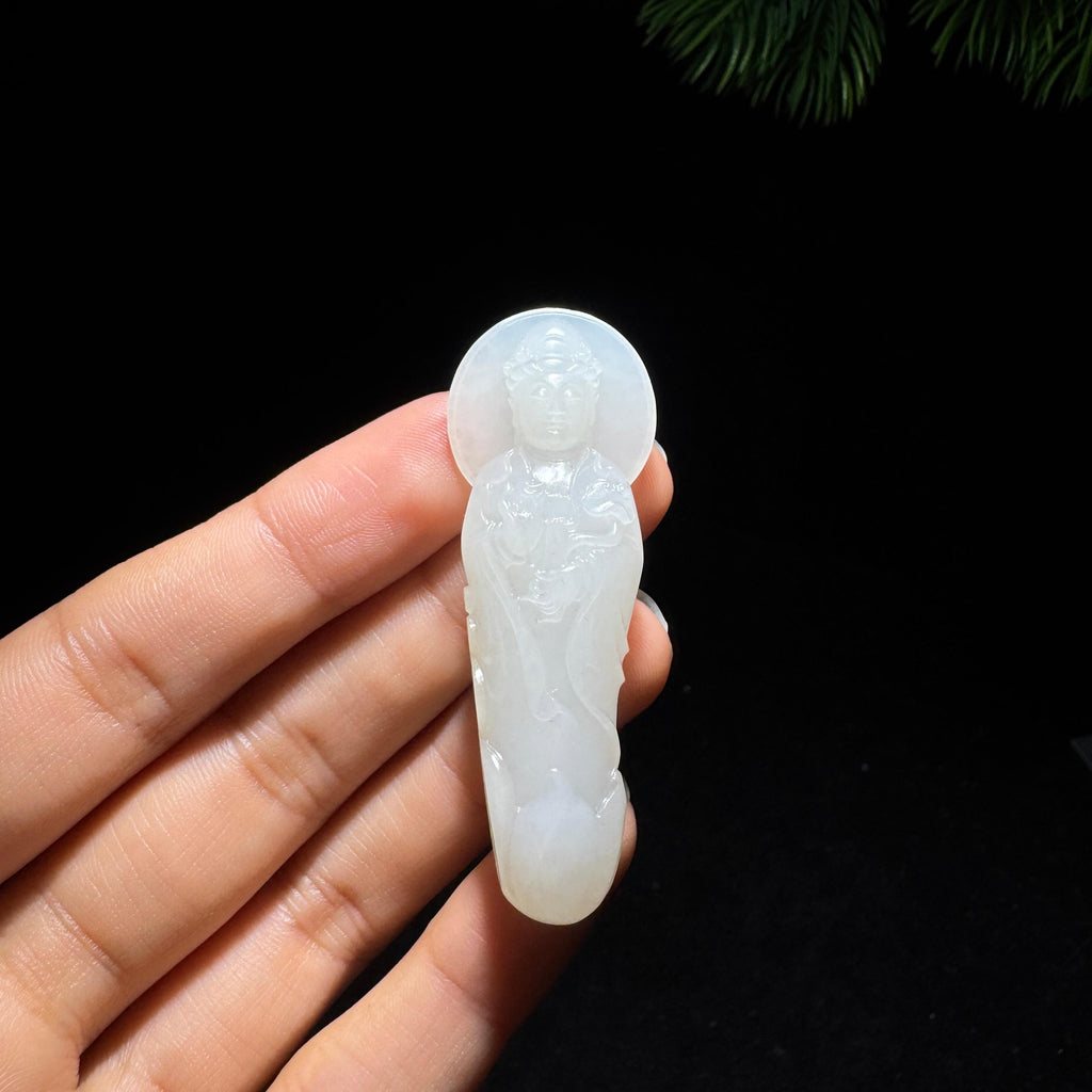 和田玉籽料观音（14.4g）