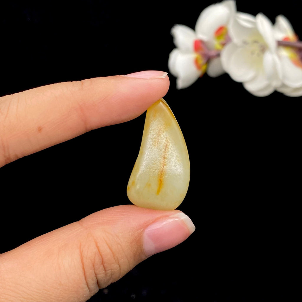 和田玉洒金皮籽料吊坠籽（9.6g）