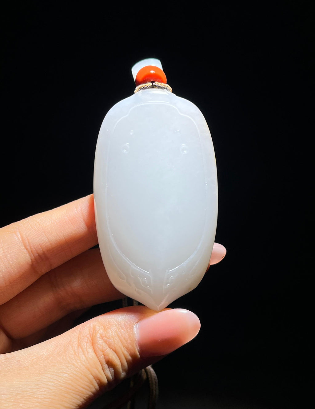 和田籽玉无事牌（68.9g）
