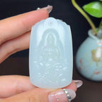 和田羊脂玉普贤菩萨（45.1g）