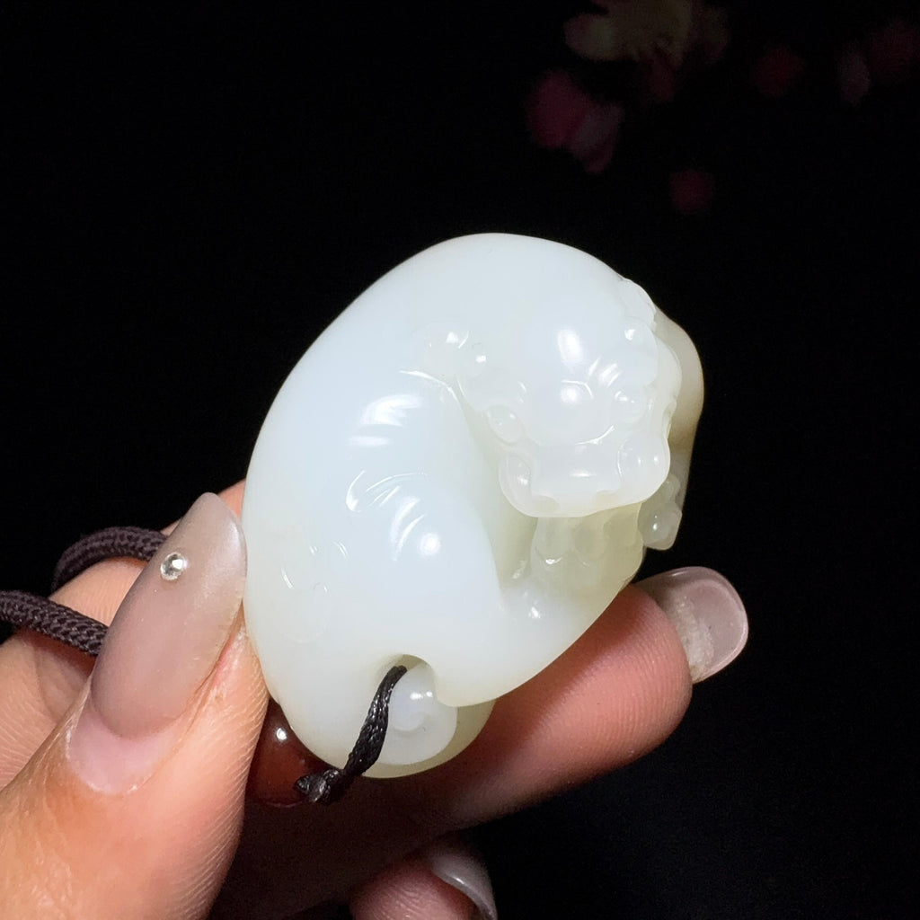 和田玉籽料挂件貔貅（53.2g）