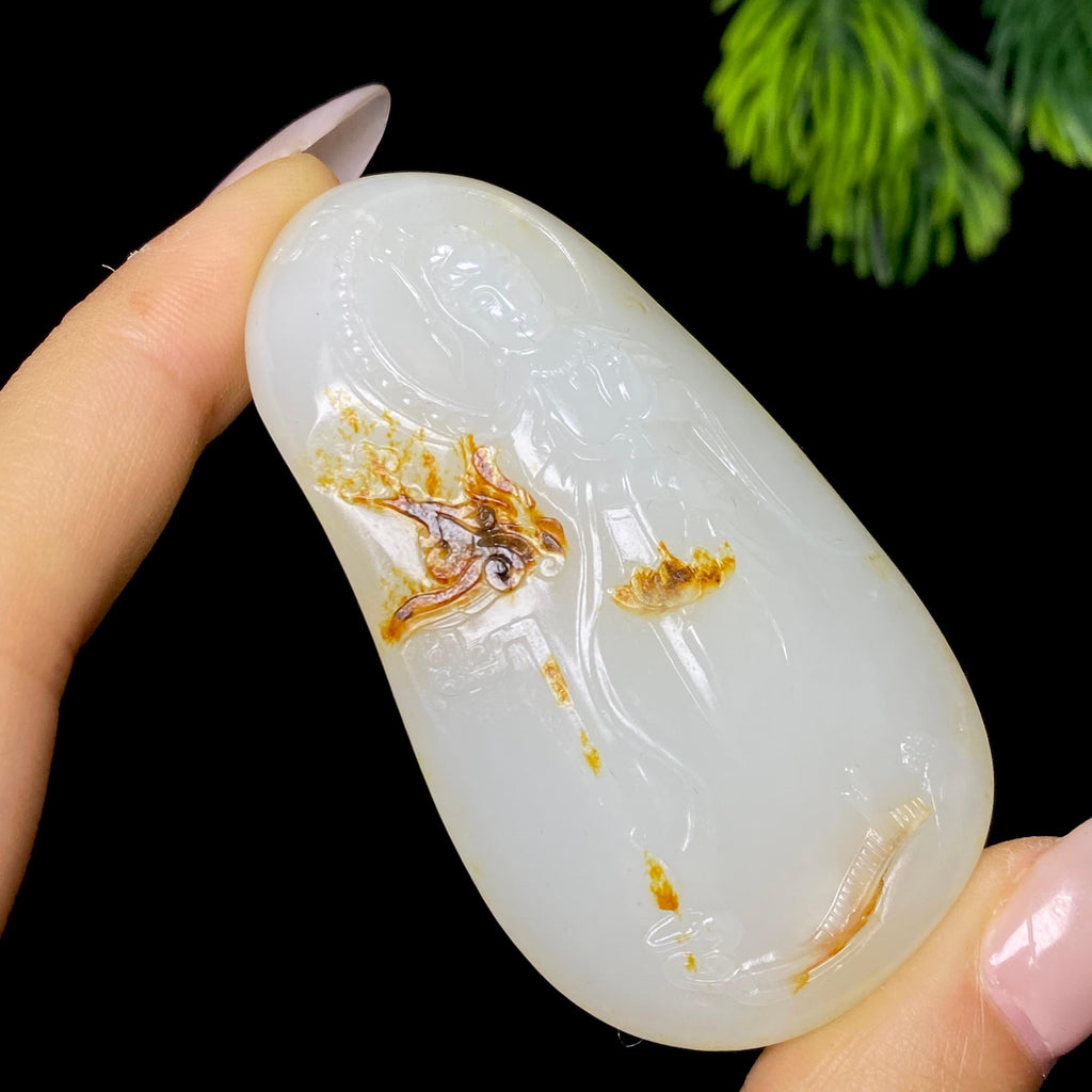 和田玉籽料观音（60.0g）