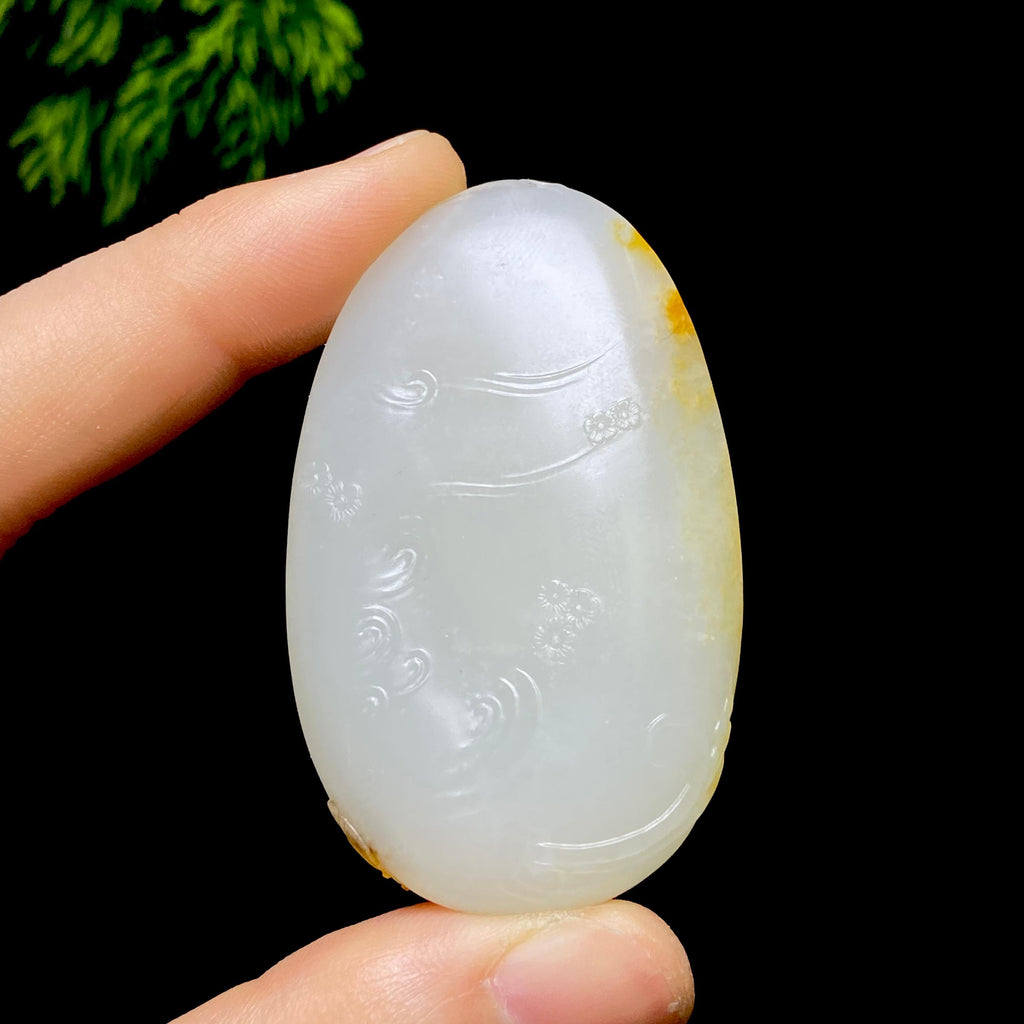 和田玉籽料喜事连连（37.7g）