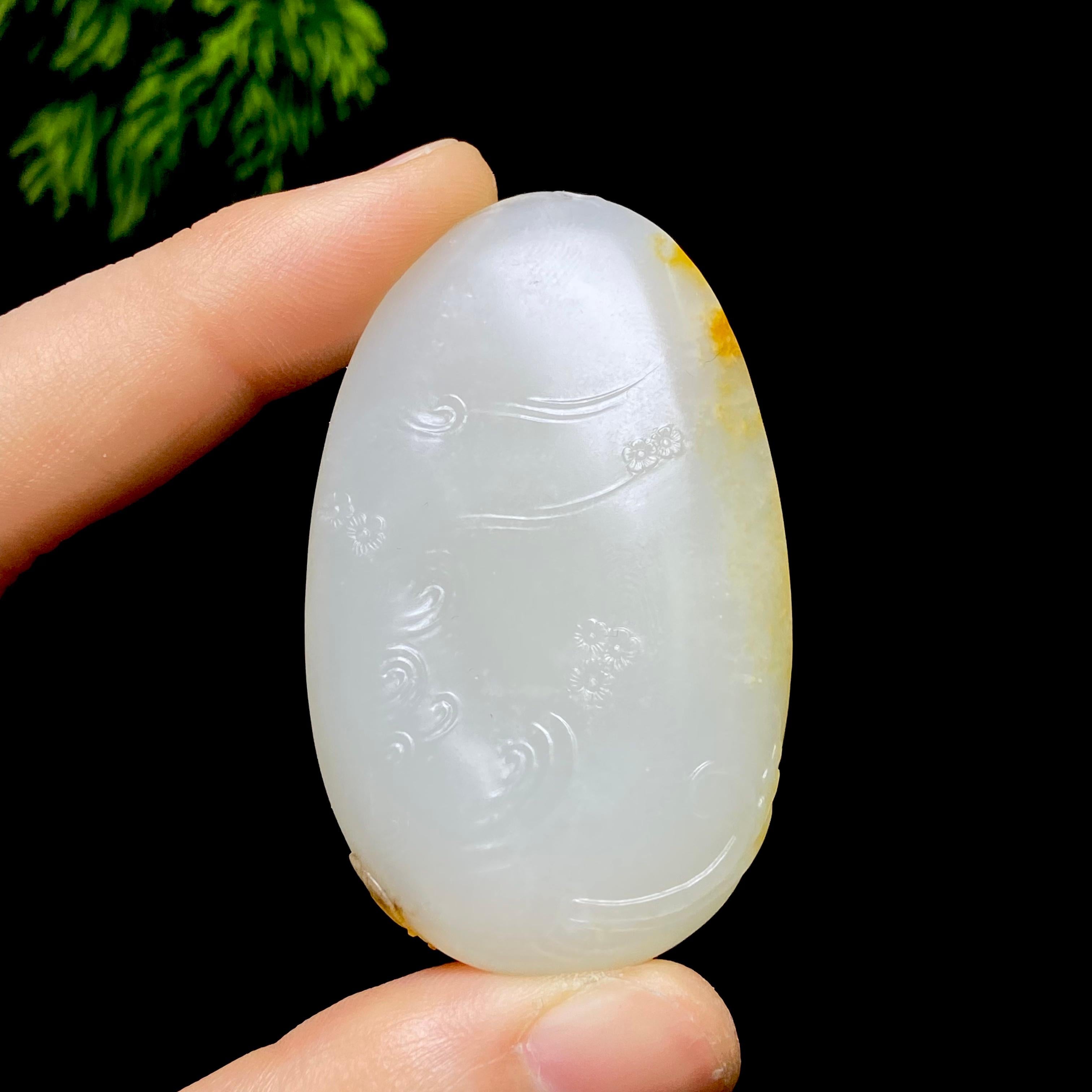 和田玉籽料喜事连连（37.7g）
