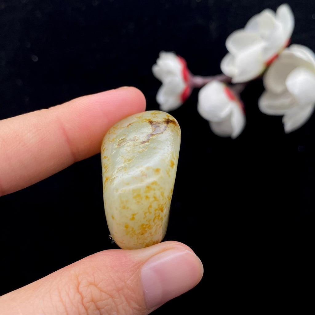 和田玉洒金皮籽料挂件（26.9g）