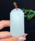 和田白玉步步高升平安无事牌（77.5g）