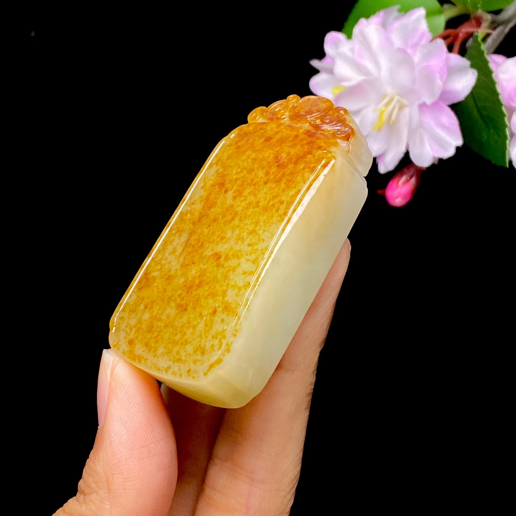 和田玉籽料无事牌（65.0g）