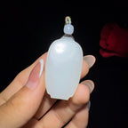 和田玉白玉平安无事牌（16.6g）