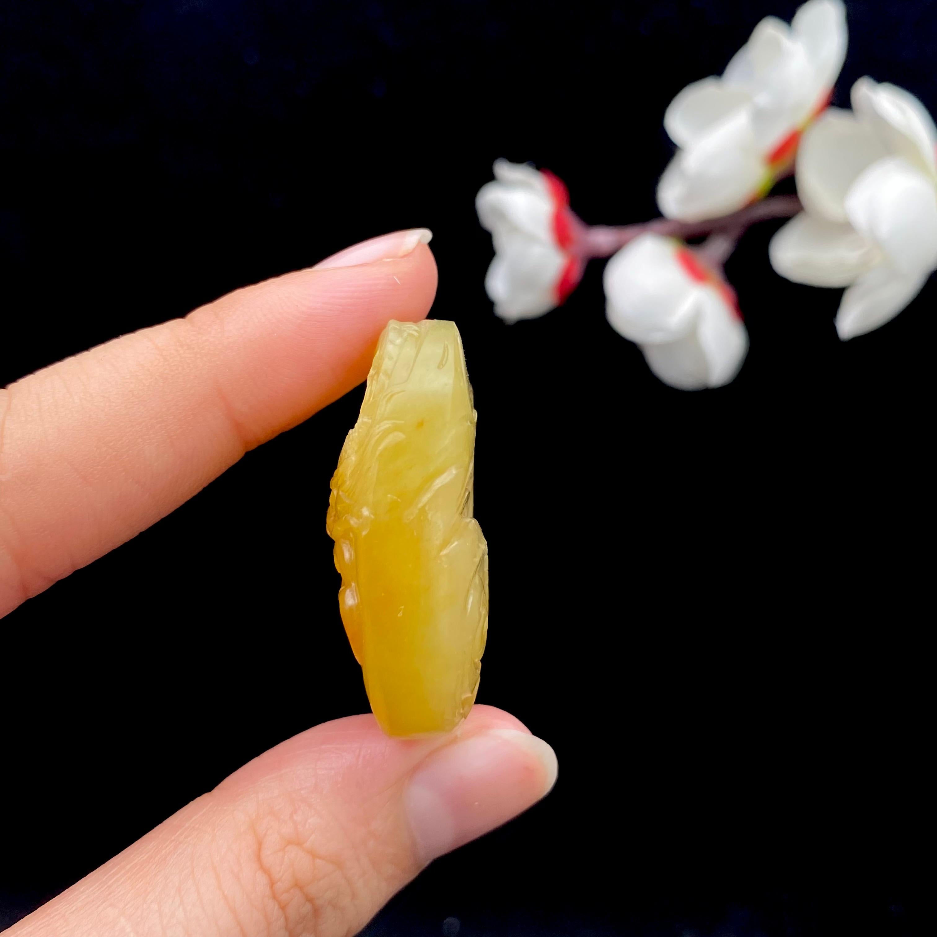 和田玉籽料【龙】挂件（26.6g）