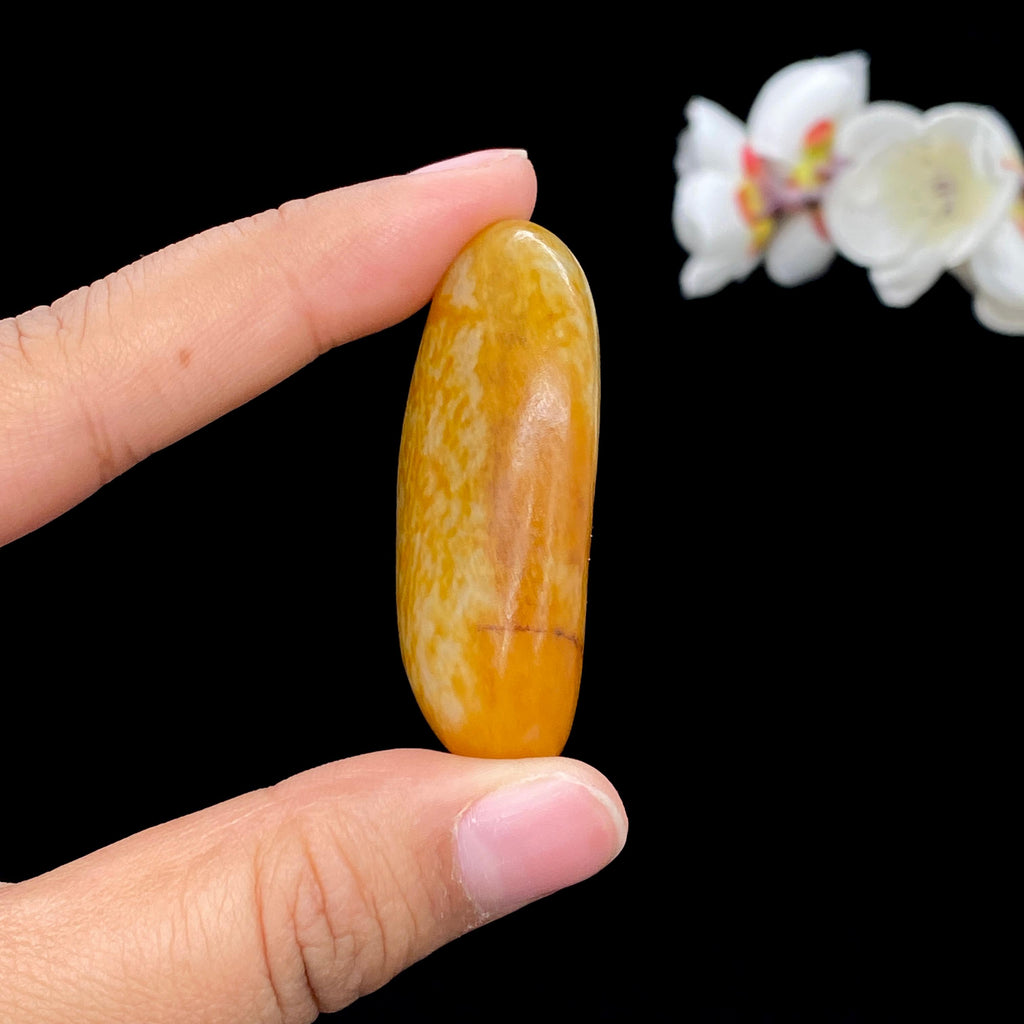 和田玉聚黄皮籽料挂件（46.3g）