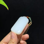 和田山料白玉无事牌挂件（37.7g）