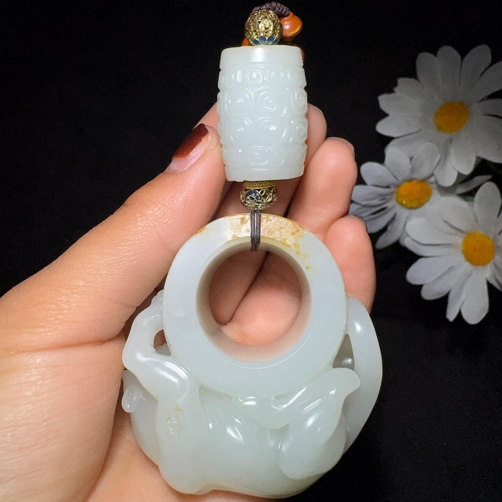 和田玉籽料扳指（123.7g）