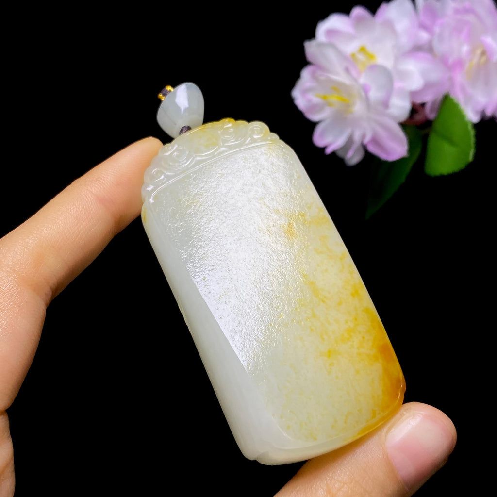 和田玉籽料无事牌（80.1g）