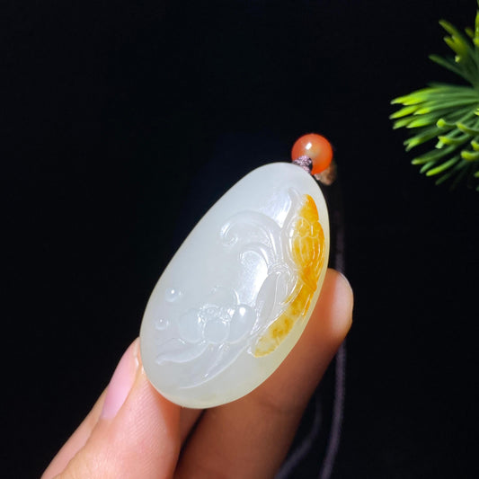 和田玉籽料喜事连连（17.5g）