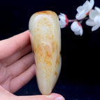 和田玉聚红皮籽料原石（296.4g）