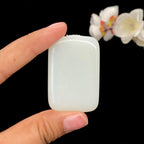 和田玉白玉且末料【平安无事牌】（30.5g）
