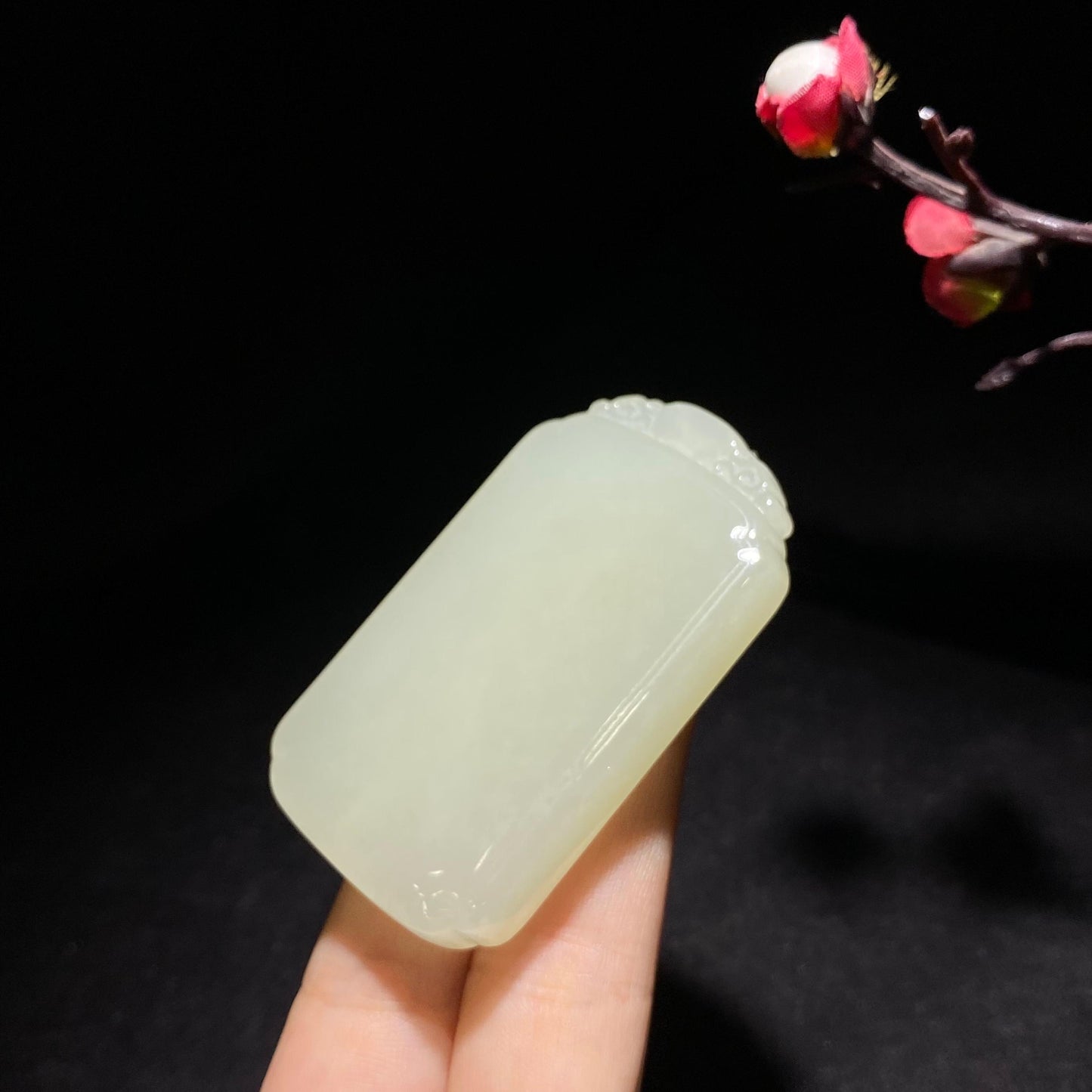 和田山料冰底晴水无事牌（46.6g）