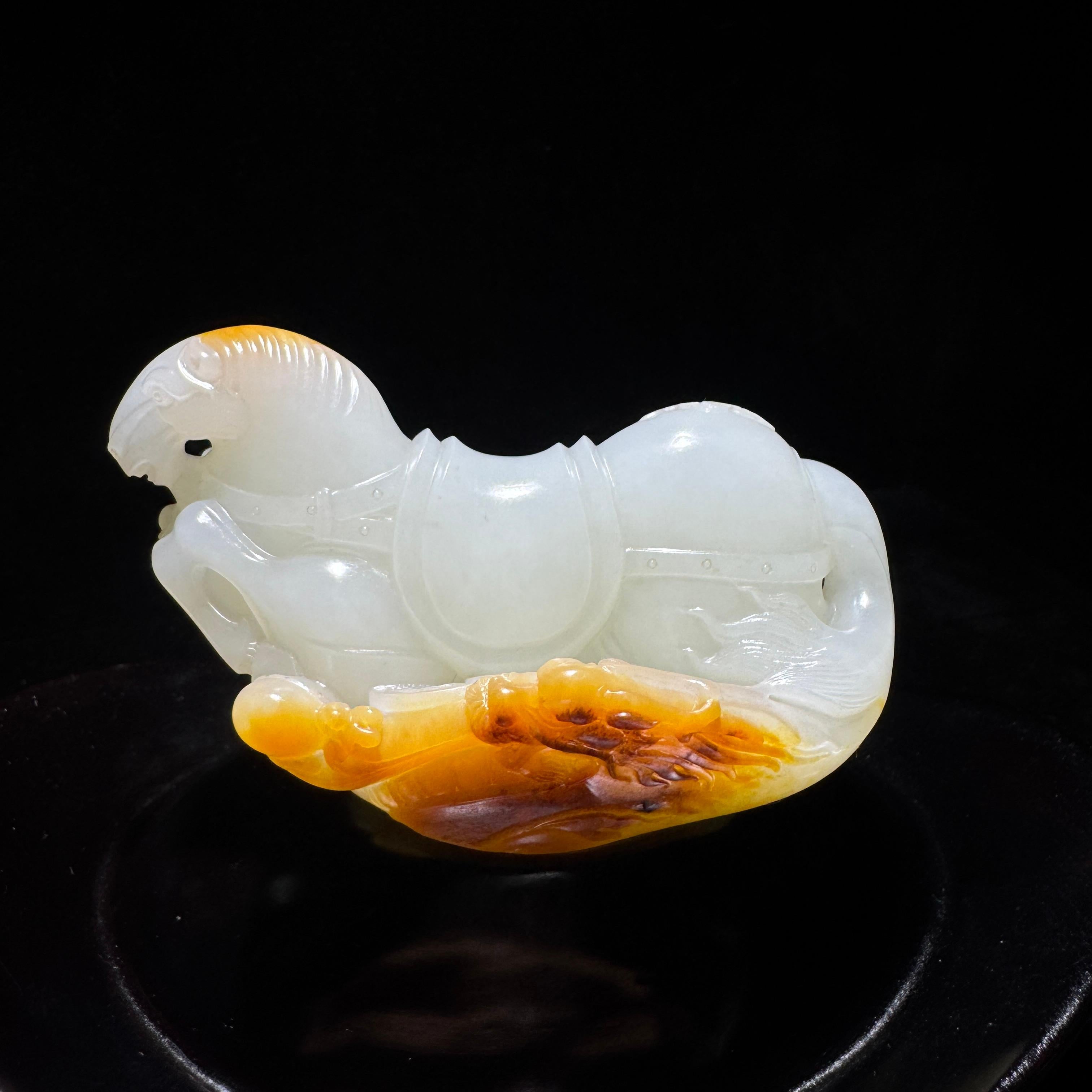 和田玉籽料龙马精神（167.4g）