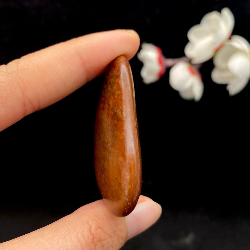 和田玉红沁皮籽料挂件（40g）
