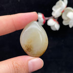 和田玉秋梨皮籽料吊坠籽（14.2g）