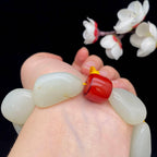 和田玉白玉【精品手串】（108.5g）