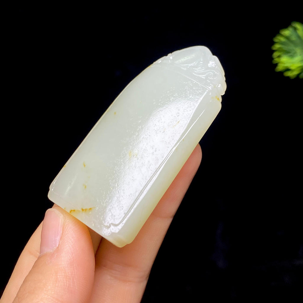 秒杀和田玉籽料无事牌（43.4g）
